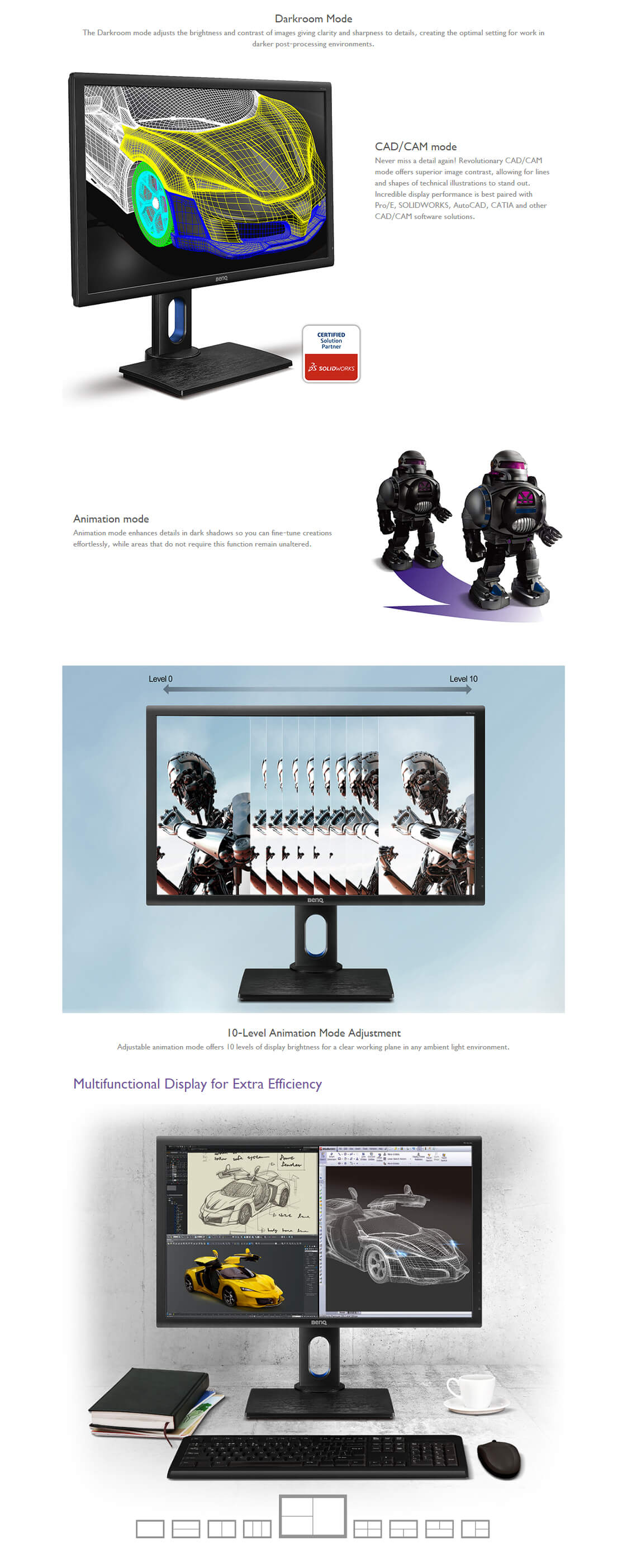 BenQ 27in IPS WQHD sRGB Professional Monitor (PD2700Q)