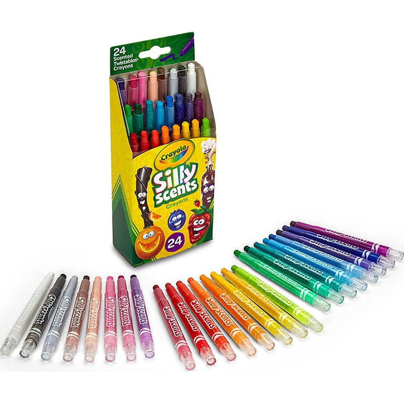 Crayola 24 Silly Scent Mini Twistables Crayons