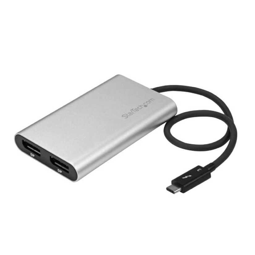 Thunderbolt 3 to Dual DisplayPort Adapter - 4K 60 Hz - Windows Only Compatible