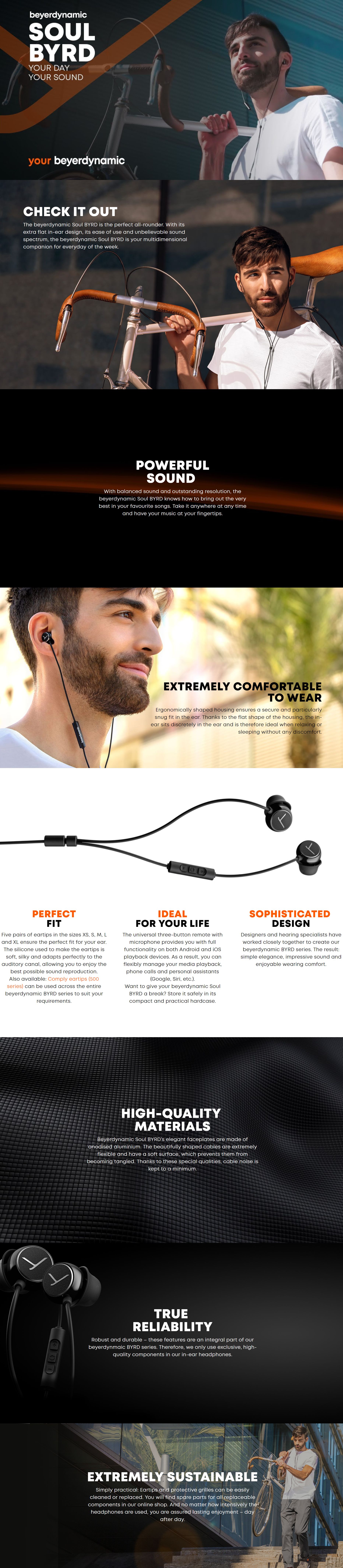 Beyerdynamic Soul BYRD In Ear Headphones (BD717800)