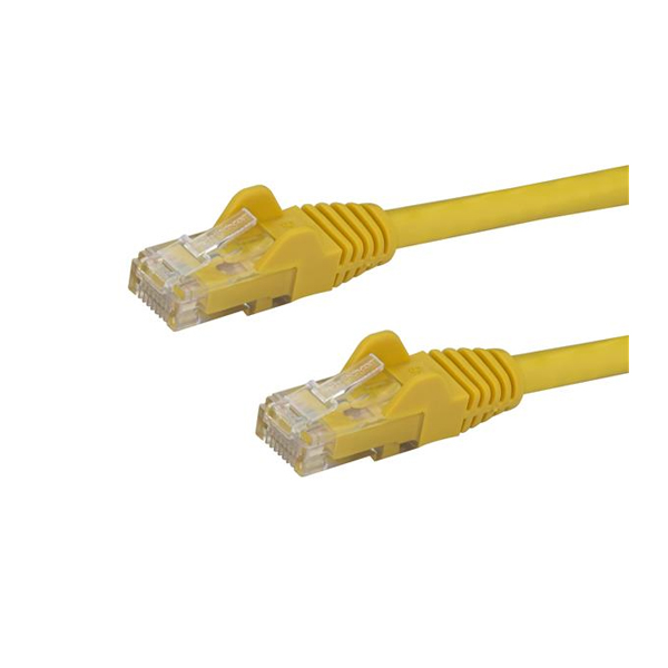 Startech 1m Yellow Gigabit Snagless RJ45 UTP Cat6 Patch Cable - 1 m Patch Cord