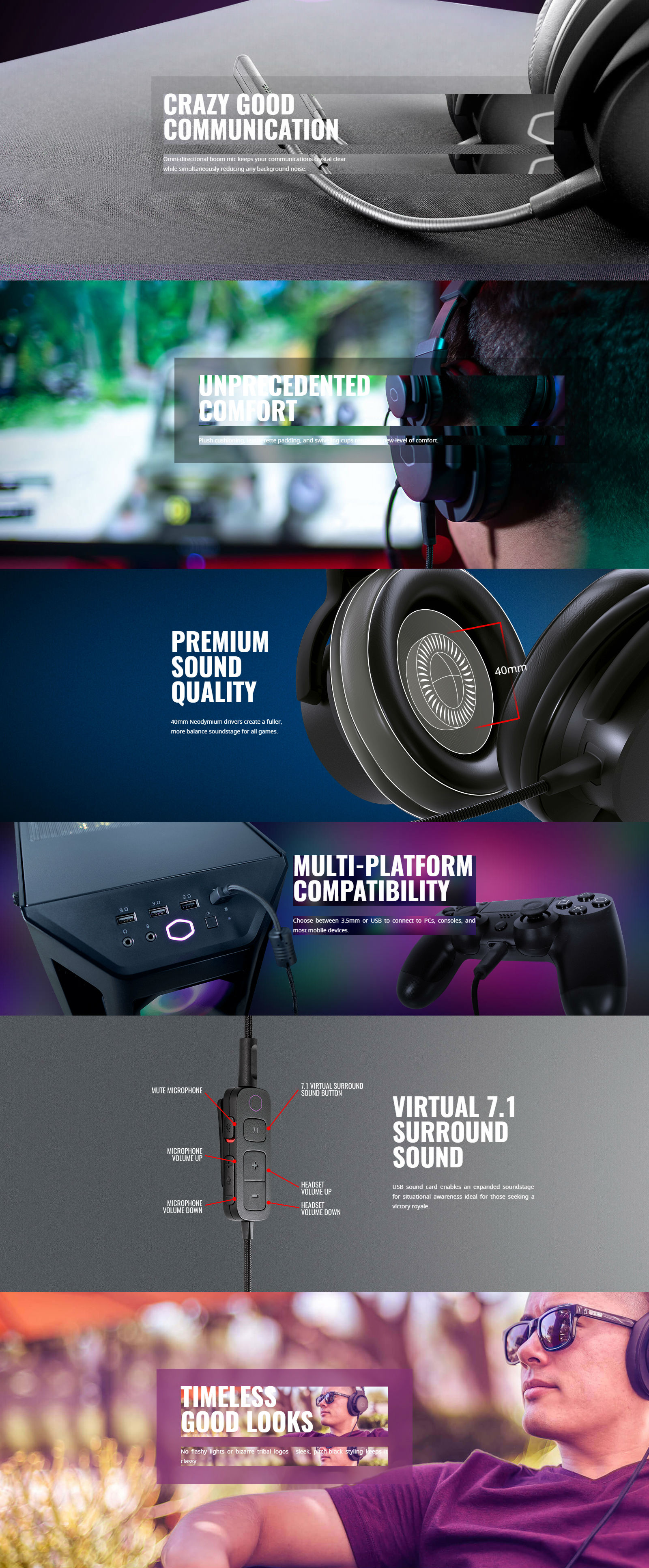 Cooler Master MasterPulse MH752 7.1 Gaming Headset (MH-752)