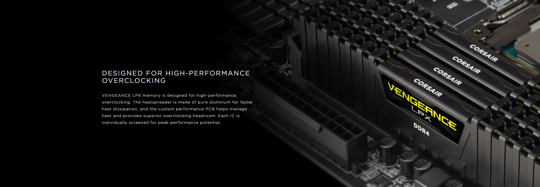 Corsair 32GB (2x16GB) CMK32GX4M2A2666C16 DDR4 2666MHz Vengeance LPX DIMM