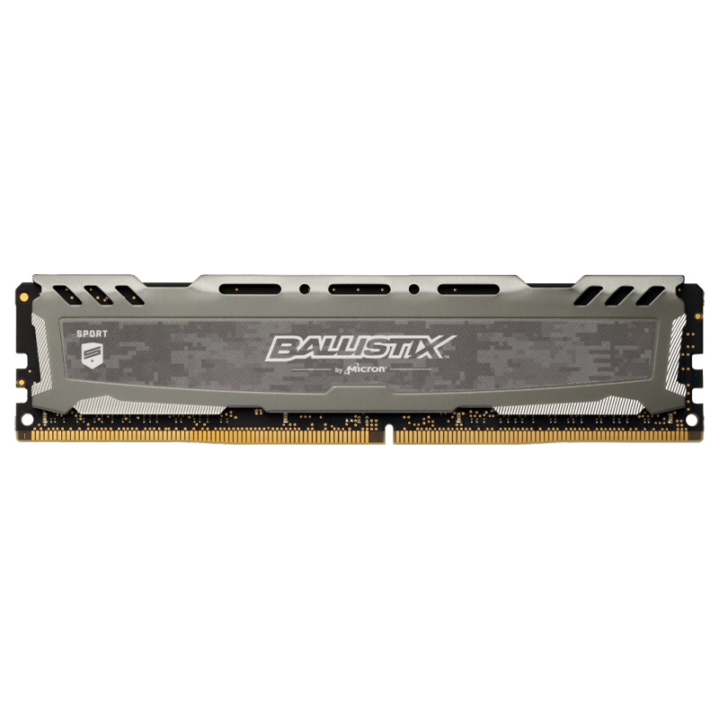 Crucial Ballistix Sport LT 16GB(1x16GB) DDR4 UDIMM 3000MHz Gaming Memory Grey