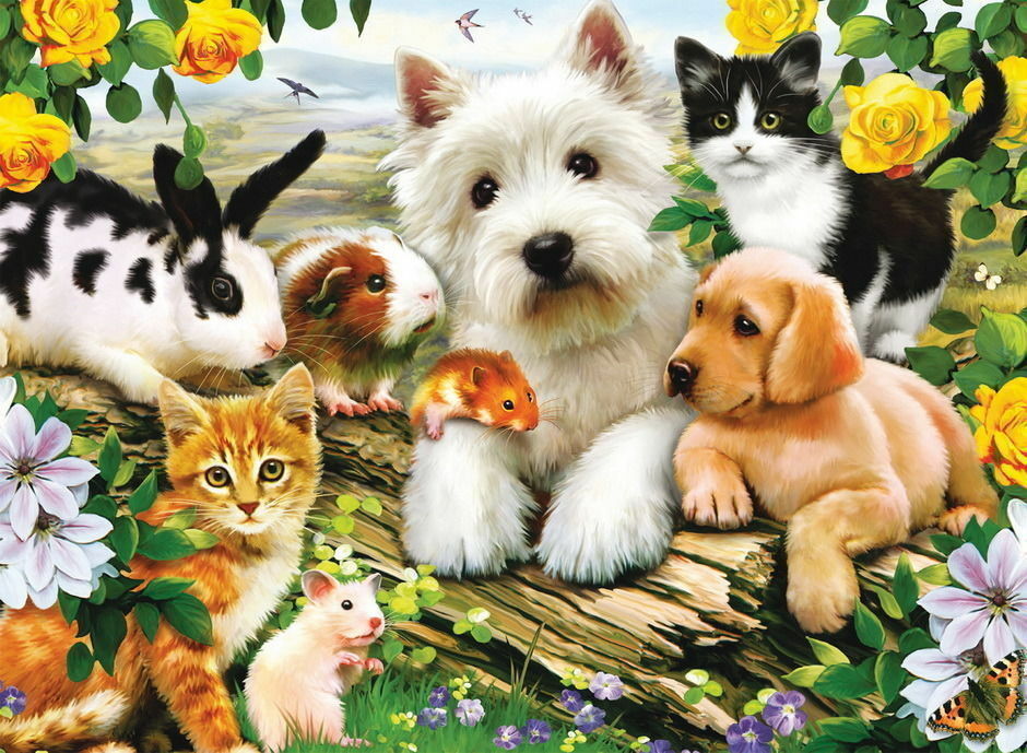 Ravensburger Happy Animal Babies Puzzle 300pc