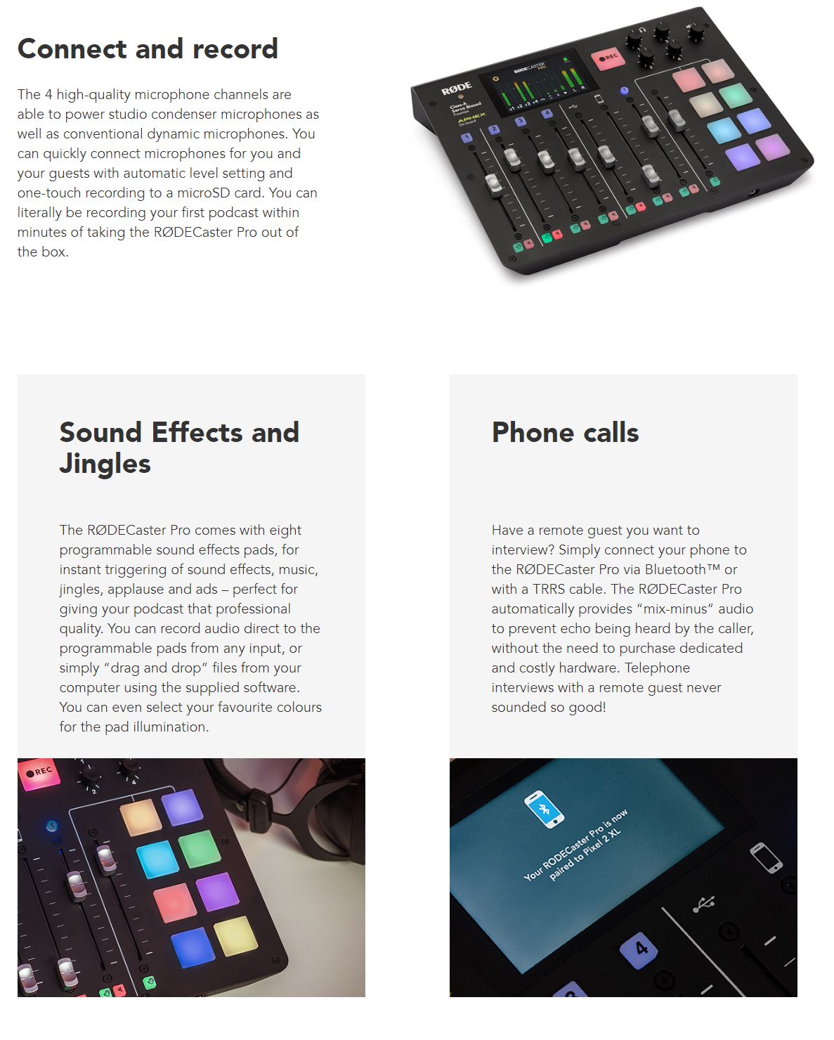 Rode RODECaster Pro Podcast Production Interface