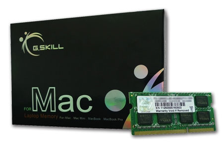 G.Skill 8GB (2x4GB) FA-10666CL9D-8GBSQ SO-DIMM for Mac 1333MHz CL9 DDR3 RAM