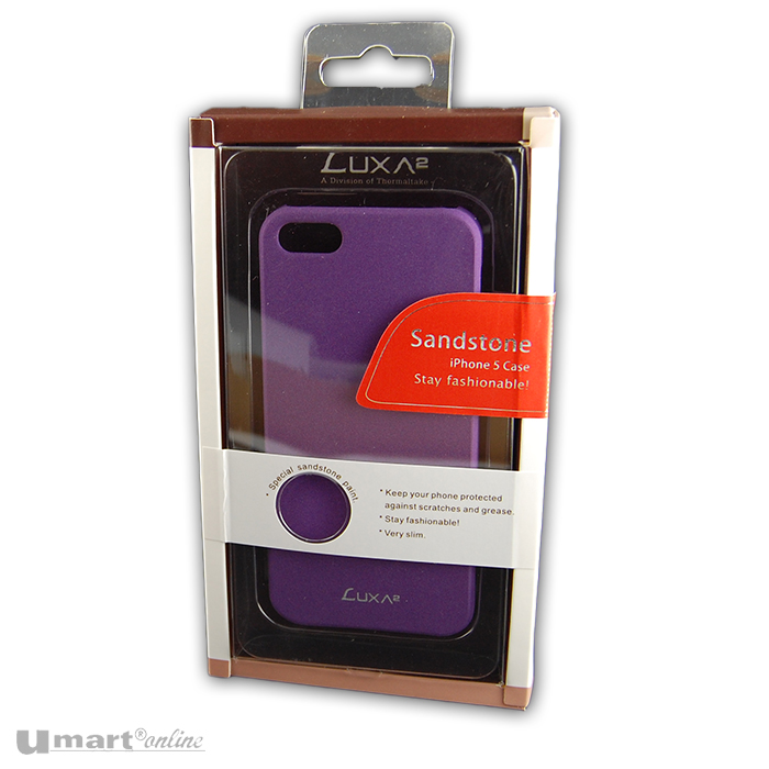 Thermaltake LUXA2 Sandstone Slim iPhone 5 Case - Purple (LUX-LHA0080B-PUR)