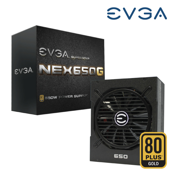 eVGA 650W SuperNova G1 80+ Gold Power Supply (120-G1-0650-XR)