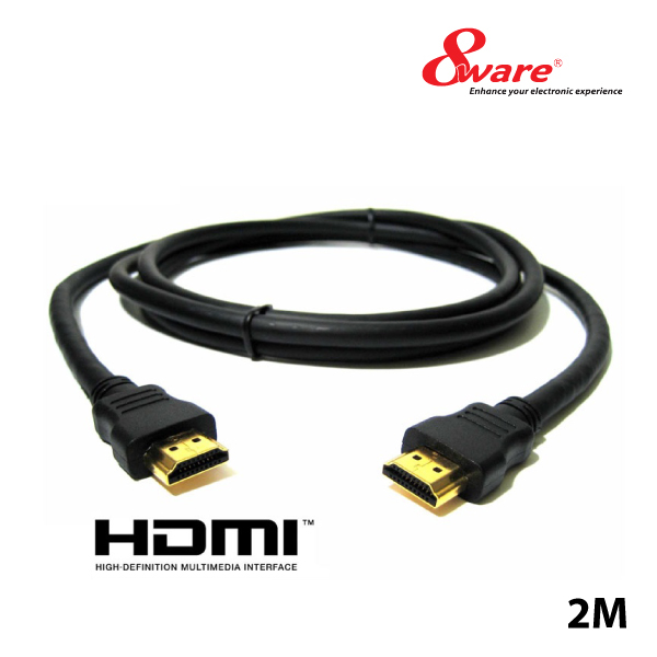 8ware High Speed HDMI Cable Male to Male 2m