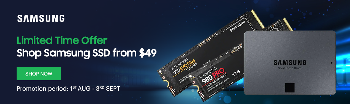 Limited Time Offer - Shop Samsung SSD from $49