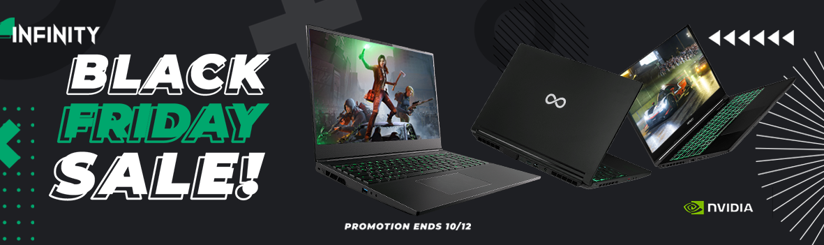 Infinity Black Friday Sale: Save Up to $1600 on Gaming Laptops!