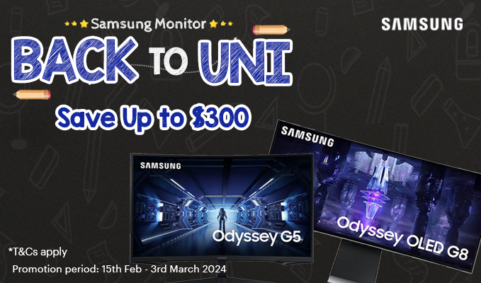 Back to Uni, Back to Best: Discover Samsung Monitor Specials