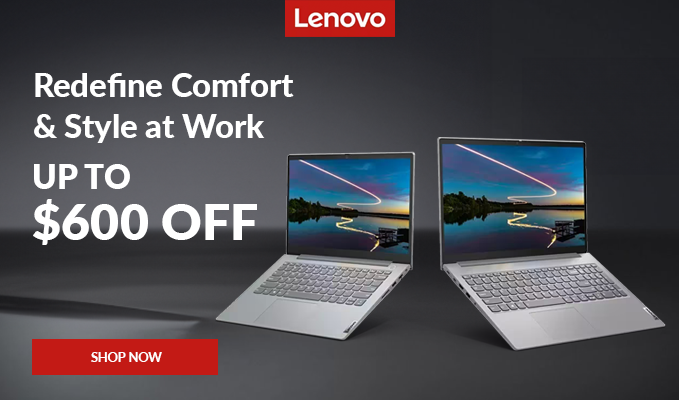 Save Up to 60% OFF on Lenovo Products