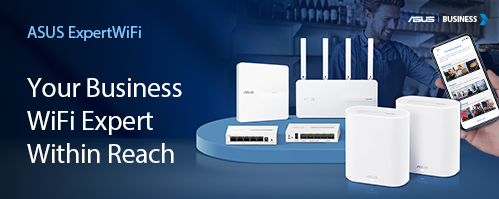 Asus ExpertWifi Router - Fast and Secure Network Tailored for Mid-Sized Businesses