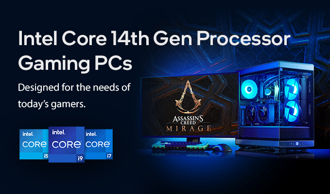 Intel Core 14th Gen Processor Gaming PCs