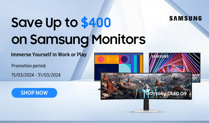 Save Up to 30% on Samsung Monitors