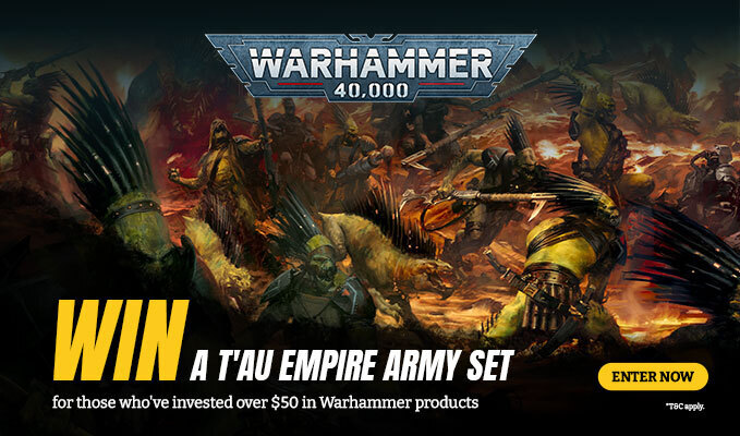 Exclusive chance to win a glorious T'au Empire army set