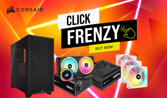 Corsair Click Frenzy Sale - Save Up to 40% Off