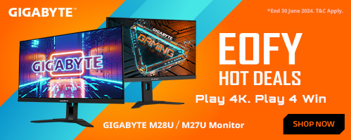 Gigabyte M27U & M28U 4K Gaming Monitor EOFY Sale