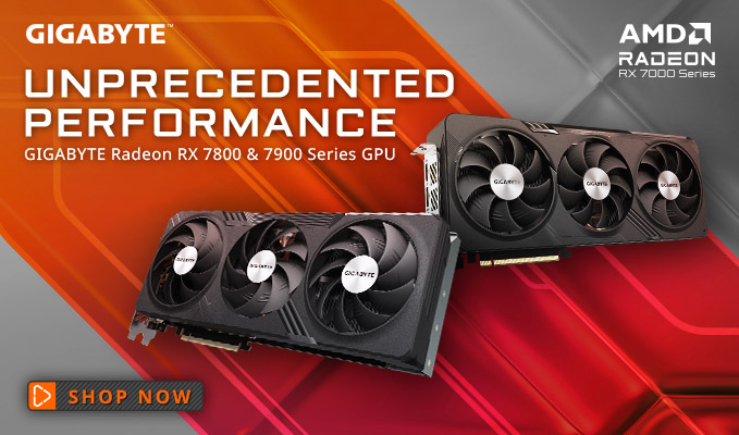 Unprecedented Performance - GIGABYTE Radeon RX 7800 & 7900 Series GPU