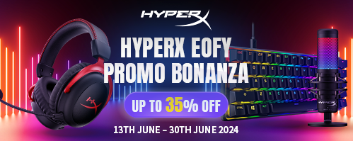 HyperX EOFY Promo Bonanza - Up to 35% Off