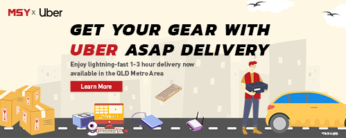 Start from 1st July! Get Your Gear Faster with MSY's New Uber Delivery Service!