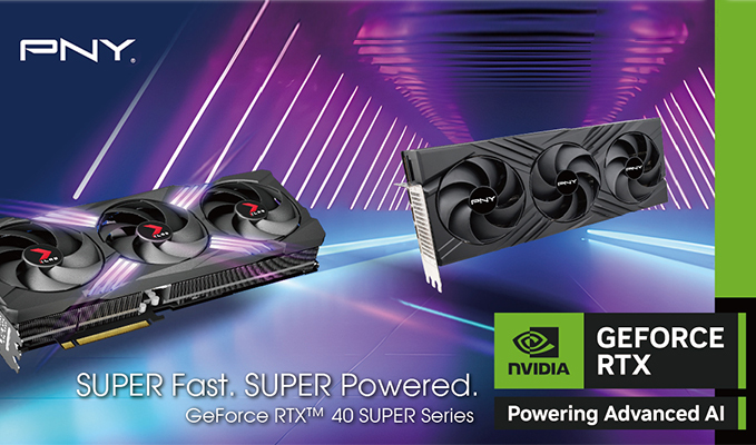 PNY GeForce RTX™ 40 SUPER Series Graphics Cards | SUPER Fast. SUPER Powered.