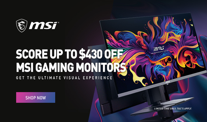 Score Up to $430 Off MSI Gaming Monitors