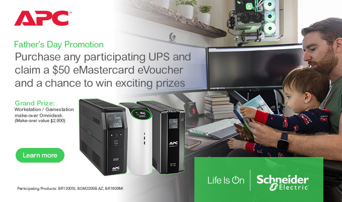 Purchase Any Participating APC UPS and Claim a $50 eMasterCard and a chance to Win Exciting Prizes!