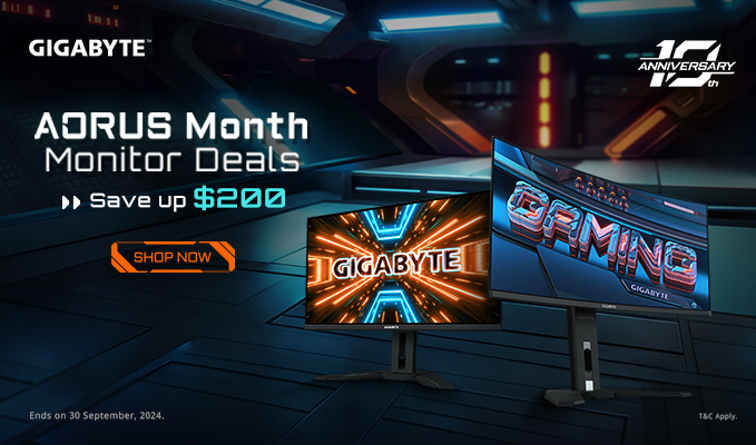 Save Up $200 on Gigabyte Monitors