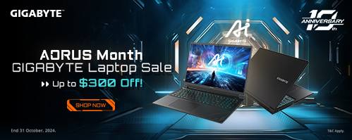 GIGABYTE Laptop Sale | Save Up to $300