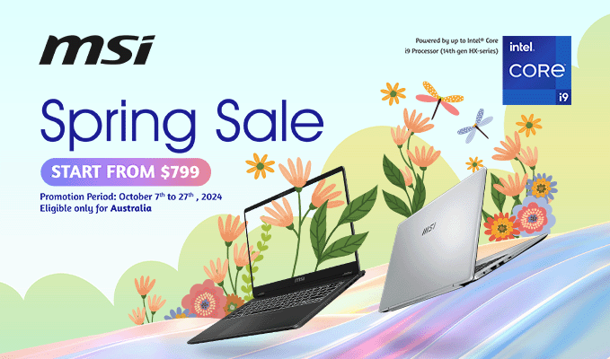 MSI Spring Sale 2024 - Start from $799