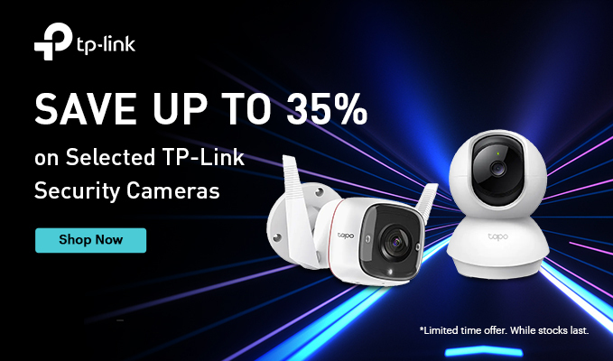 Save Up to 35% on Selected TP-Link Security Cameras