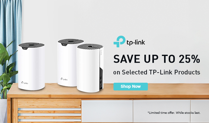 Save Up to 25% OFF on Selected TP-Link Products