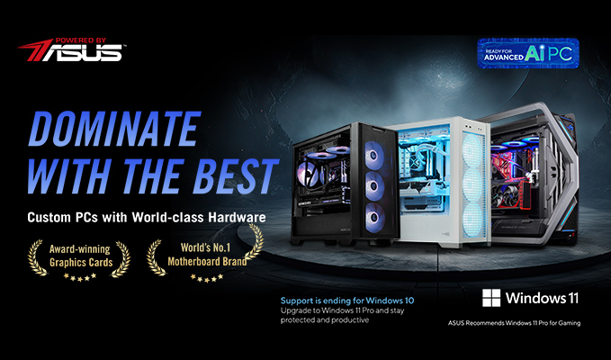 Dominate the Best - Exploring Powered by Asus Gaming PCs