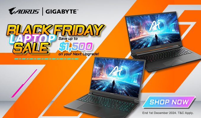 Gigabyte Laptop Black Friday Sale | Save Up to $1500 on Your Next Upgrade!