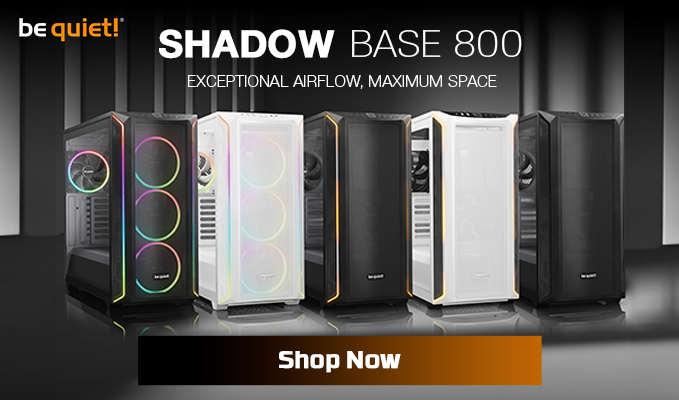 Be Quite Shadow Base 800 Cases | Exceptional airflow, maximum space