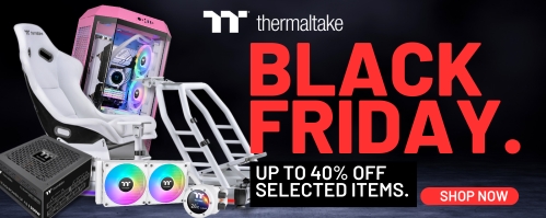 Thermaltake Black Friday 2024 - up to 40% off selected items