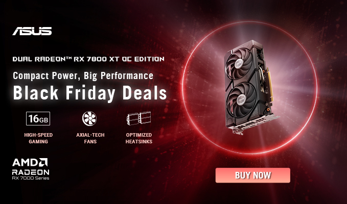 Asus Dual Radeon™ RX 7800 XT OC Edition Black Friday Deals | Compact Power, Big Performance