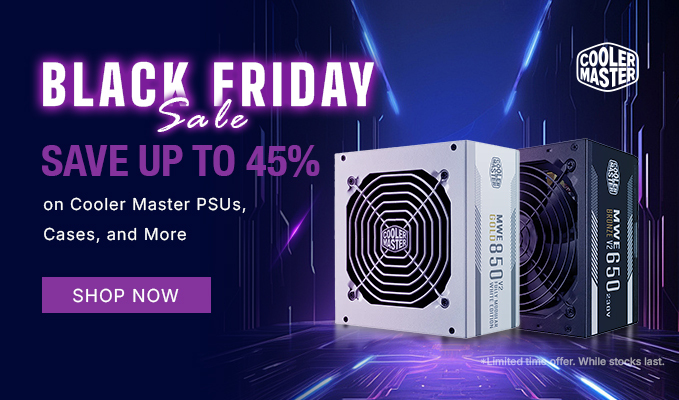 Save Up to 45% on Cooler Master Black Friday Sale