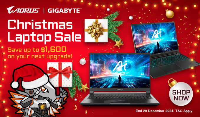 Gigabyte Laptop Christmas Sale - Save Up to $1,600 on Your Next Upgrade!