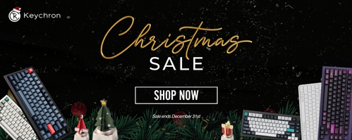 Keychron Christmas Sale - Save Up to $20 on Selected Keyboards and Controllers