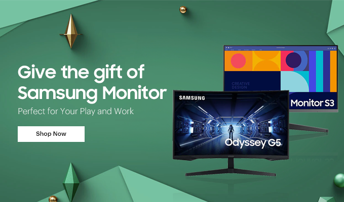 Give the Gift of Samsung Monitors | Perfect for Your Play and Work