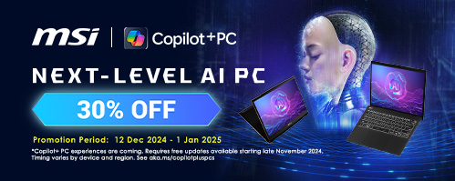 MSI Copilot+ PCs – Redefine the Future with MSI AI PCs