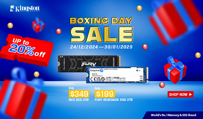 Kingston Boxing Day Sale