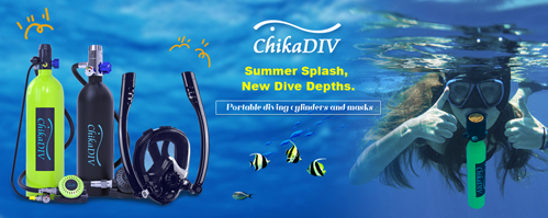 CHIKADIV - Portable Diving Cylinders and Masks