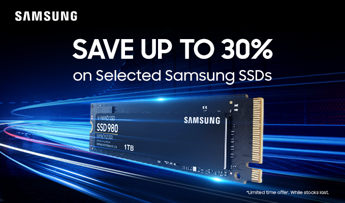 Save Up to $200 on Selected Samsung SSDs