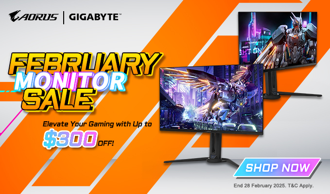 Gigabyte Monitor February Promotion - Save Up to $300