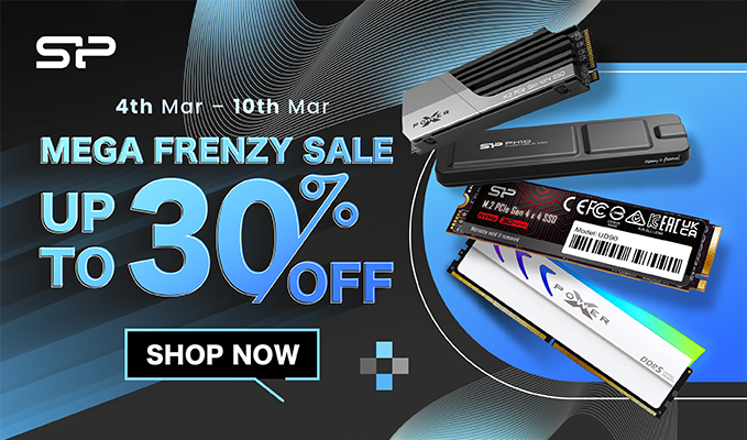 Silicon Power Mega Frenzy Sale